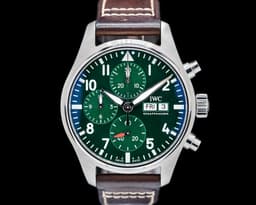 Pilot
s Watch Chronograph 41MM SS Green Dial