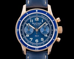 Air Command AC02 Flyback Chronograph Rose Gold / Blue Dial