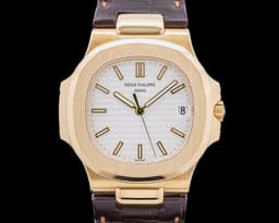 Nautilus 5711 J Silver Dial 18K Yellow Gold