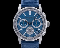 Code 11:59 Chronograph SS / Blue Dial