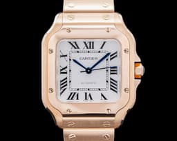 Santos Medium 18K Rose Gold Automatic