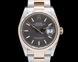 Datejust SS / Everose Gold Rhodium Dial