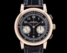 1815 Flyback Chronograph Black Dial 401.031 18K Rose Gold