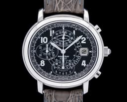 Millenary Chronograph Steel Black Dial