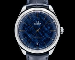 DeVille Tresor Co-Axial Master Chronometer Blue Dial SS