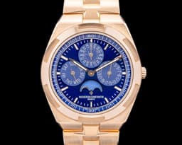 Overseas Perpetual Calendar Ultra-Thin 4300V Blue Dial 18K RG FULL SET