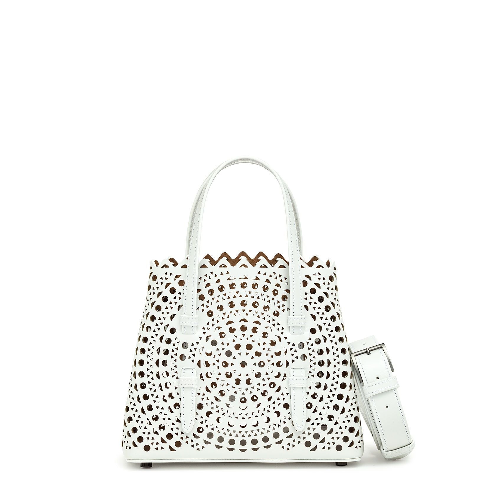 Mina mini white bag