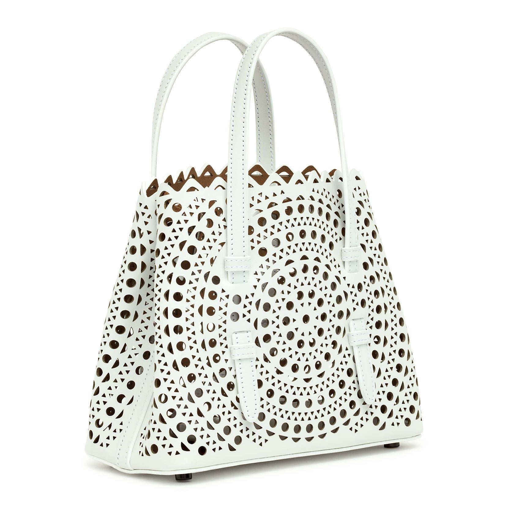 Mina mini white bag