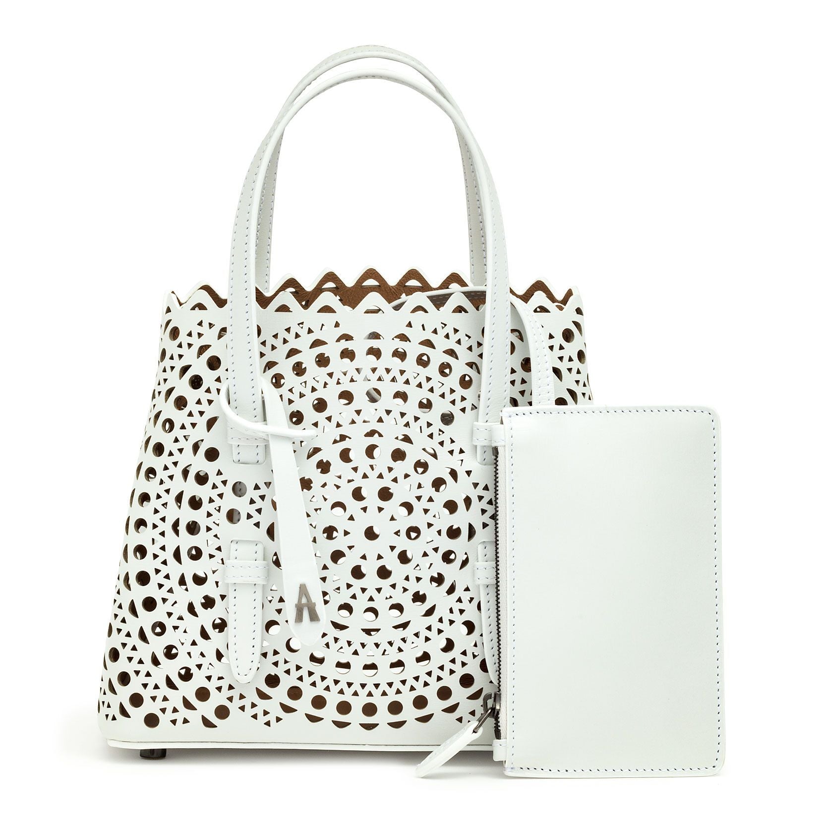 Mina mini white bag