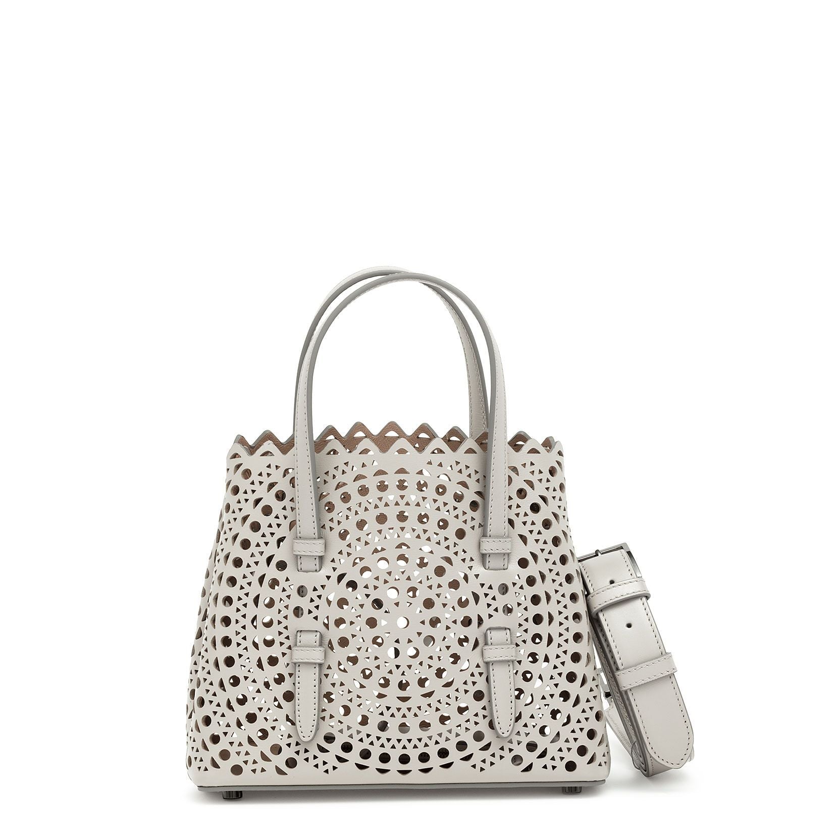 Mina mini light grey bag