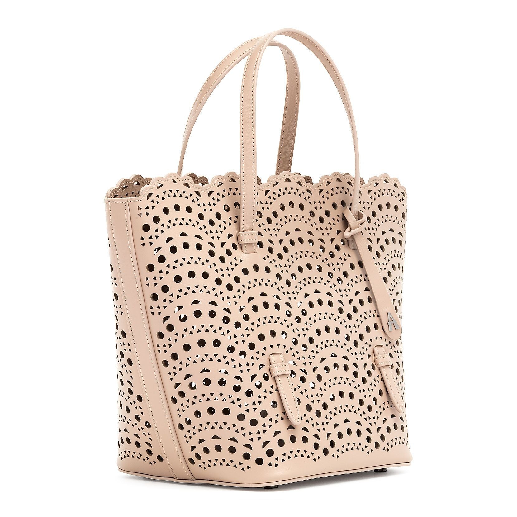 Nicole Zip light beige bucket bag