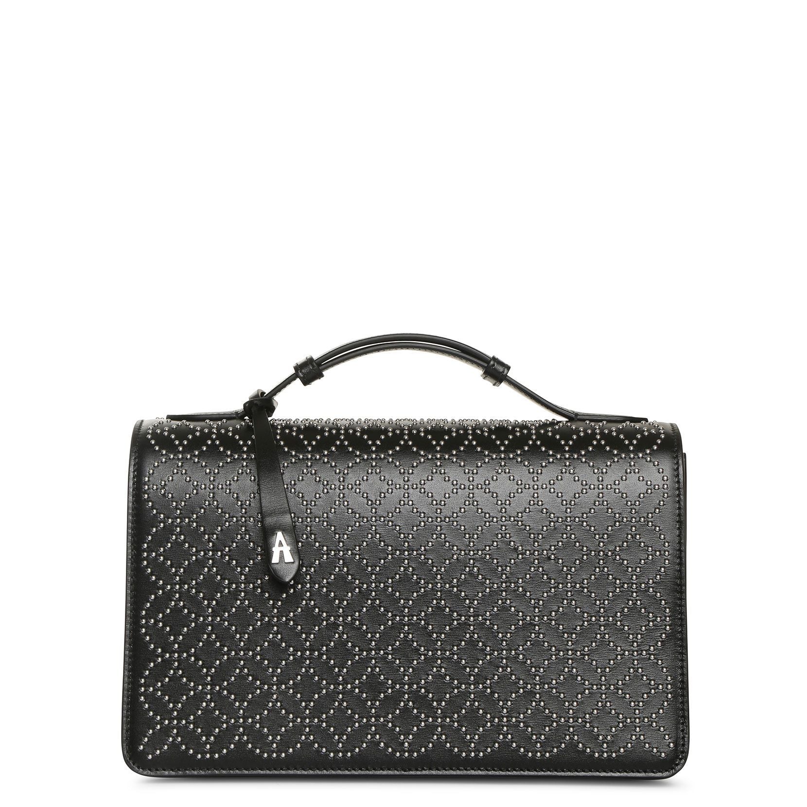Franca Medium black studded bag