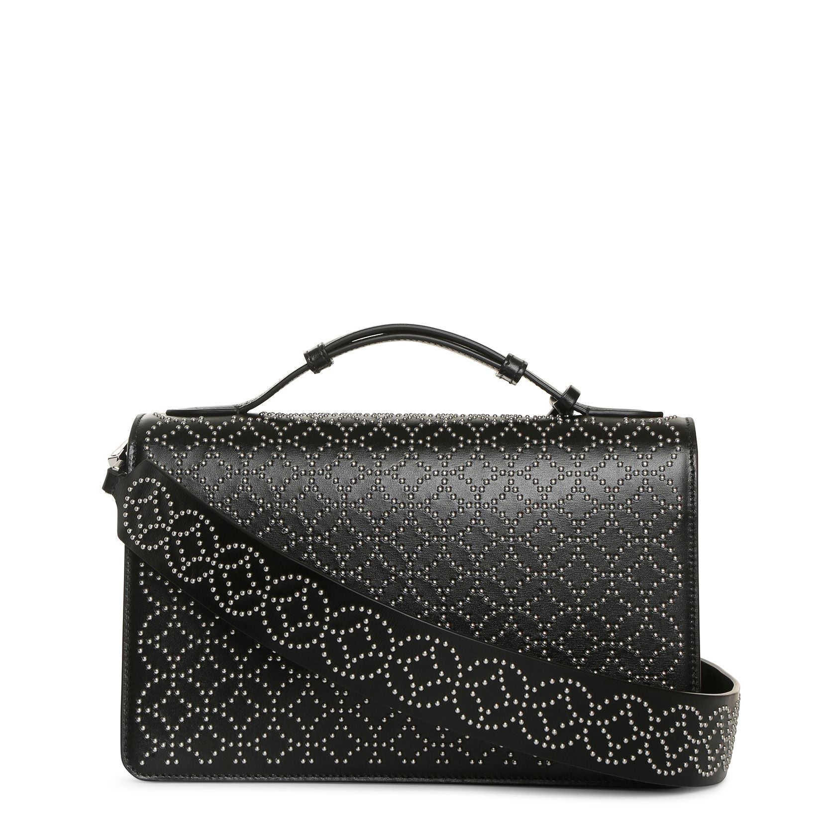 Franca Medium black studded bag