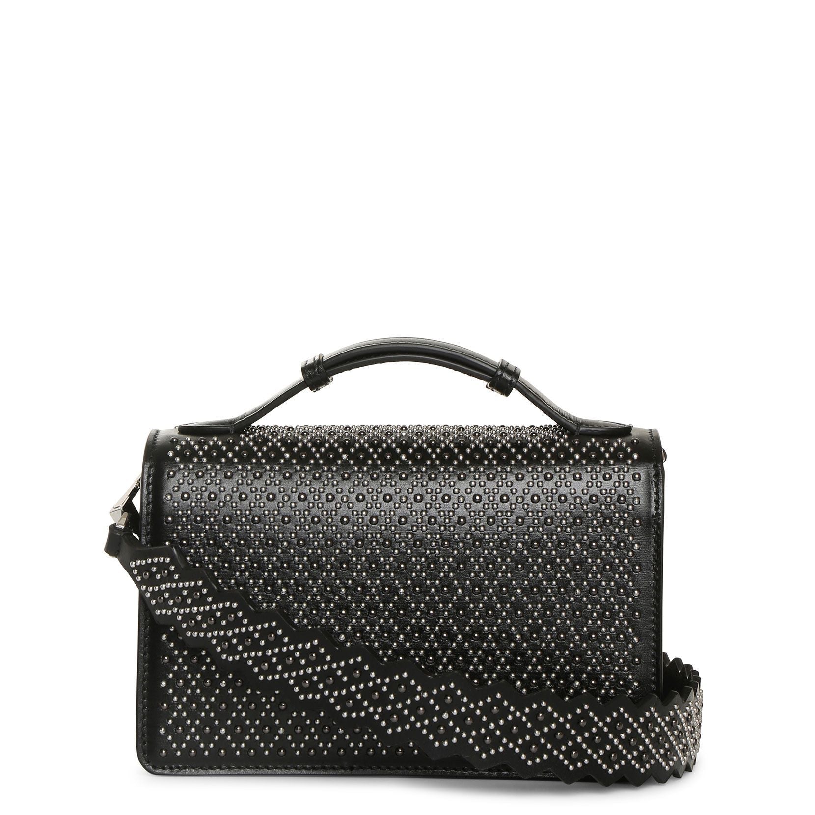 Franca Small black studded bag