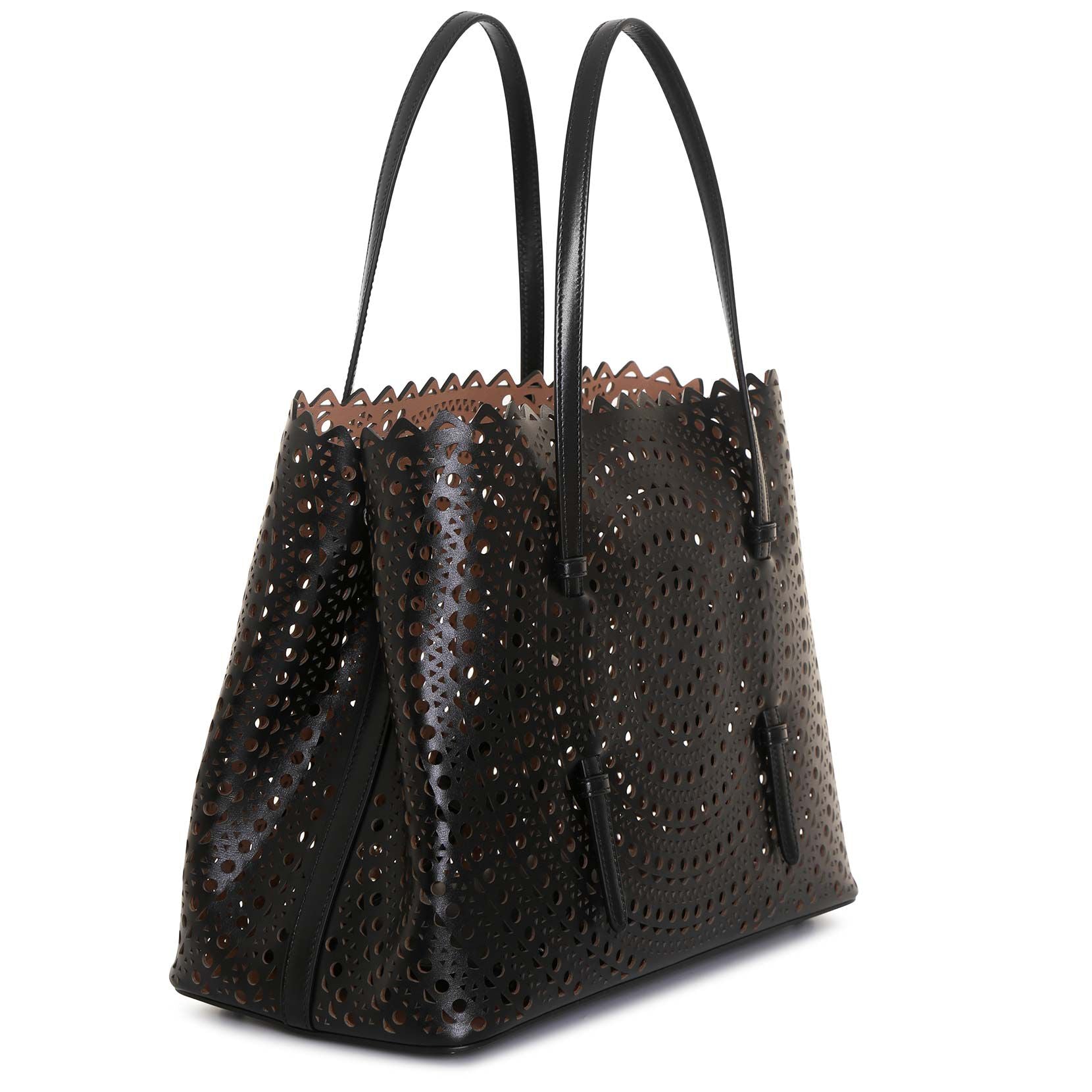 Mina 32 black tote bag