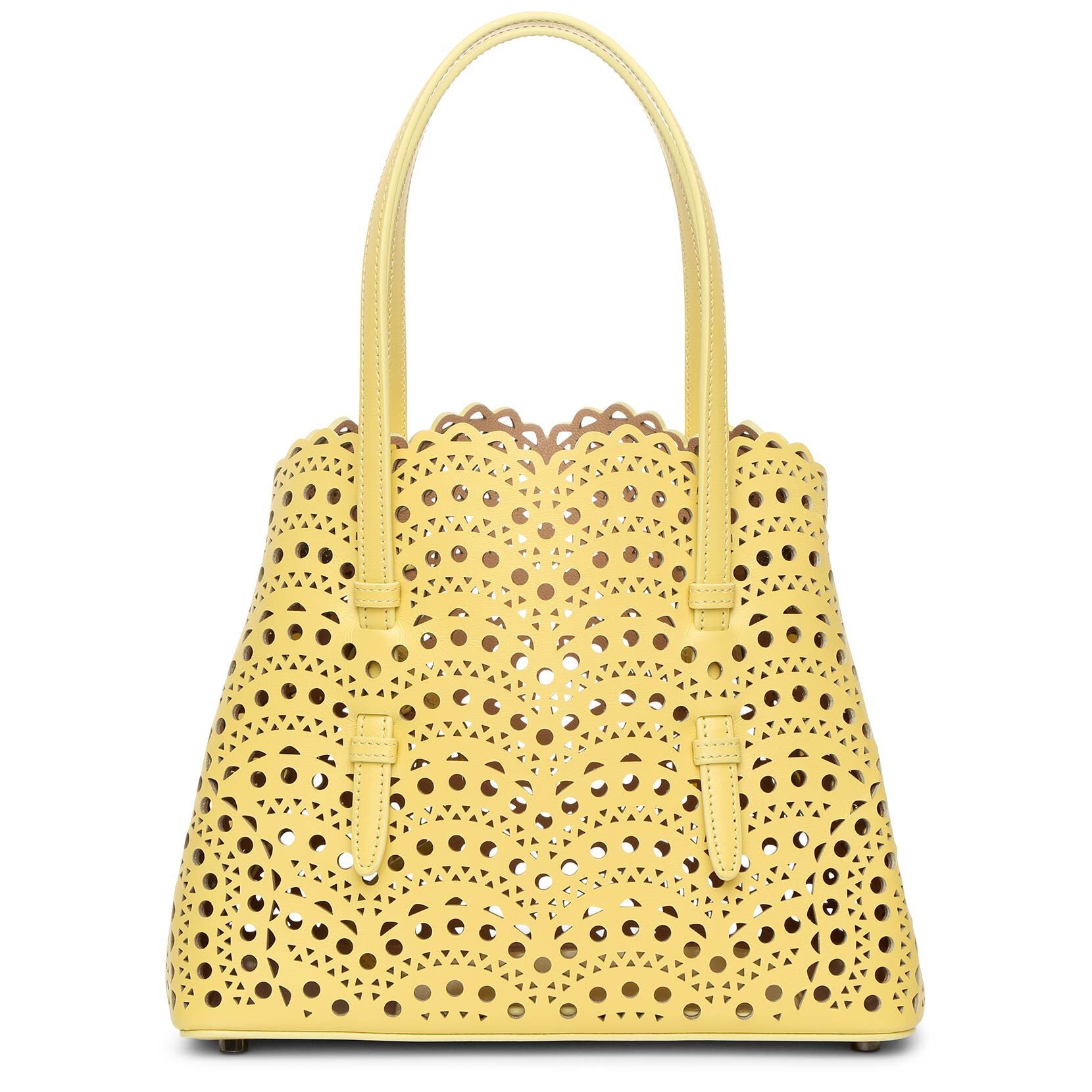 Mina Small yellow tote bag