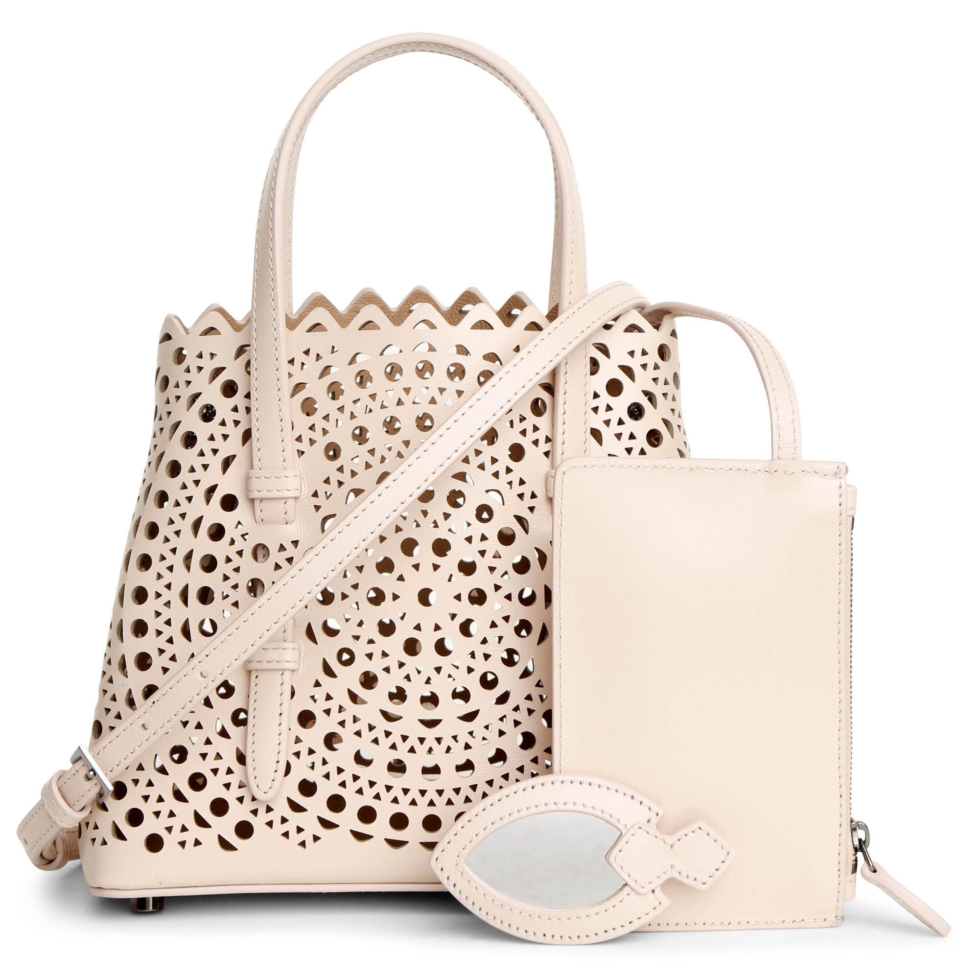 Mina 20 blush tote bag