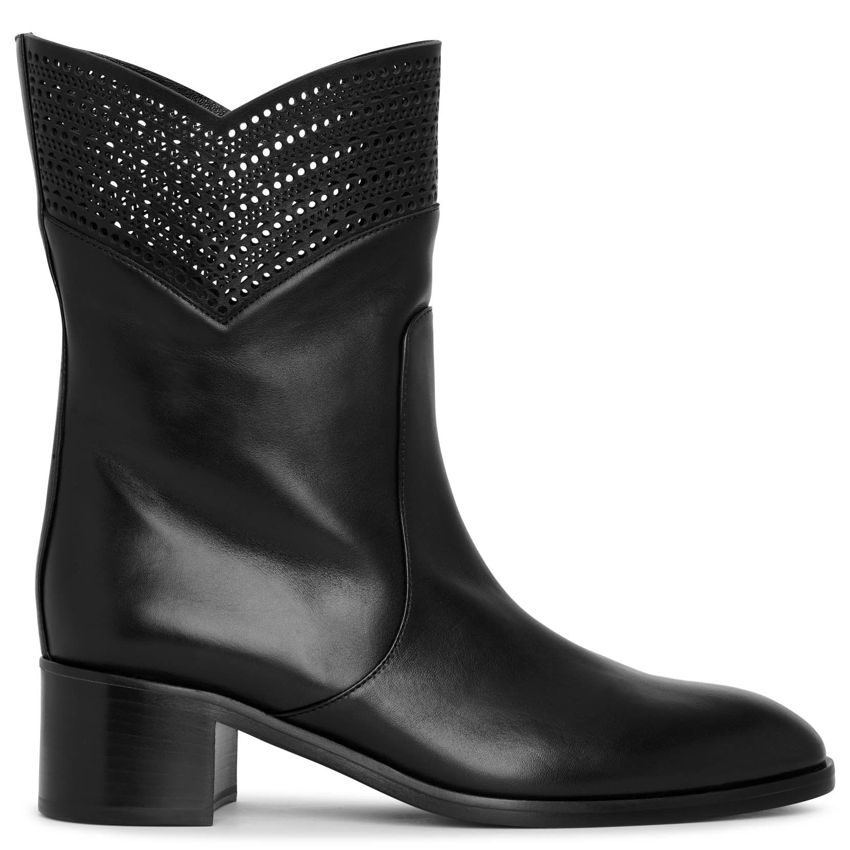 Lili short leather boots