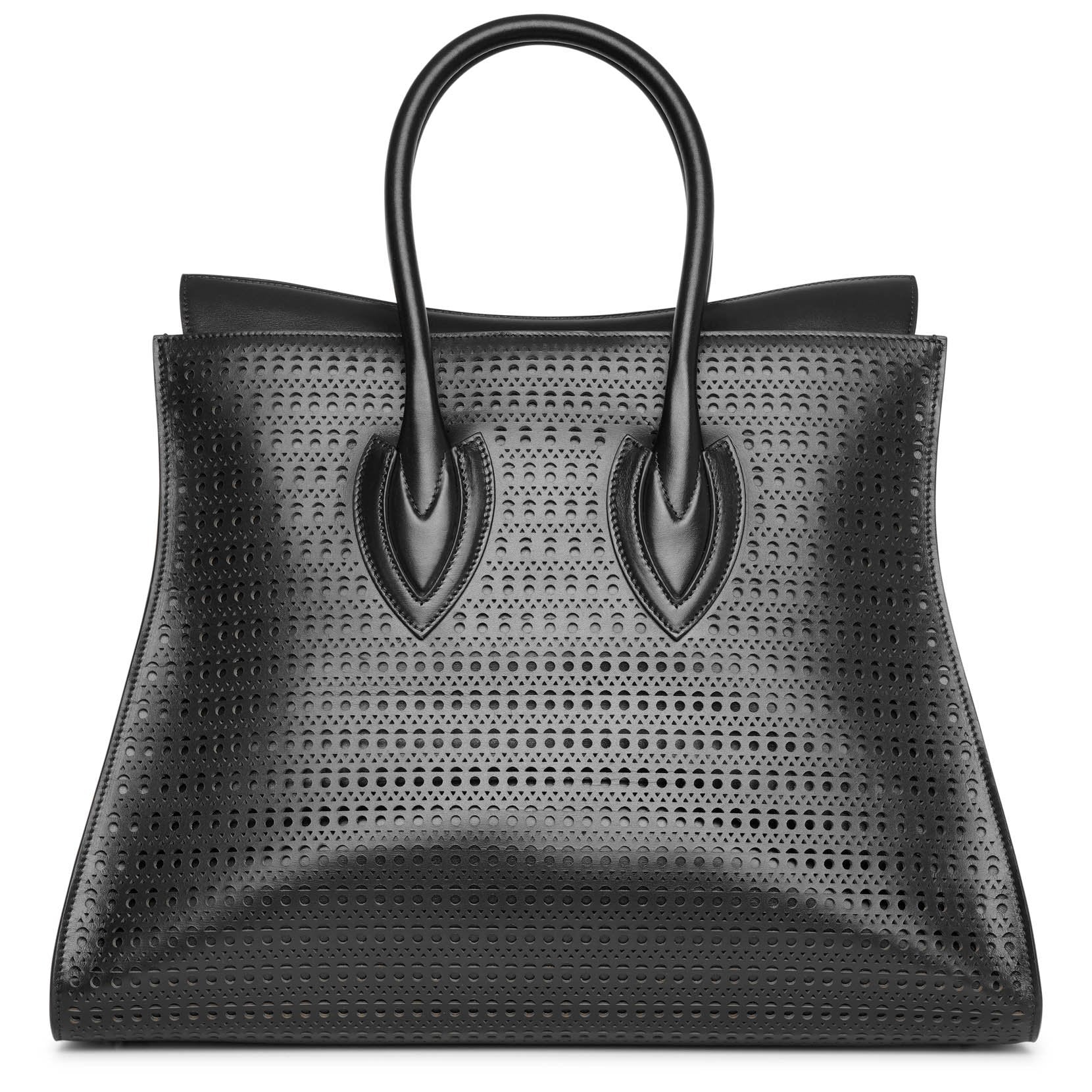 Sidi 41 black leather tote bag