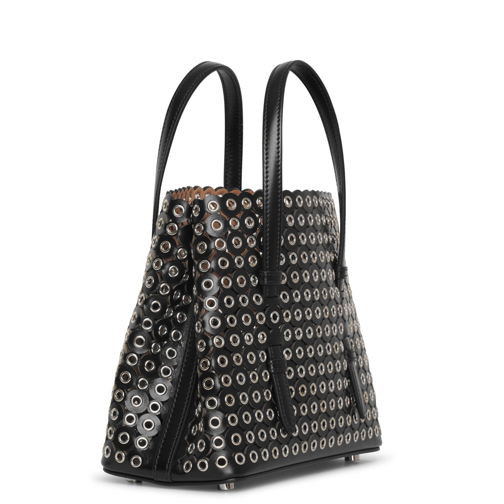 Mina 20 eyelet embellished tote bag