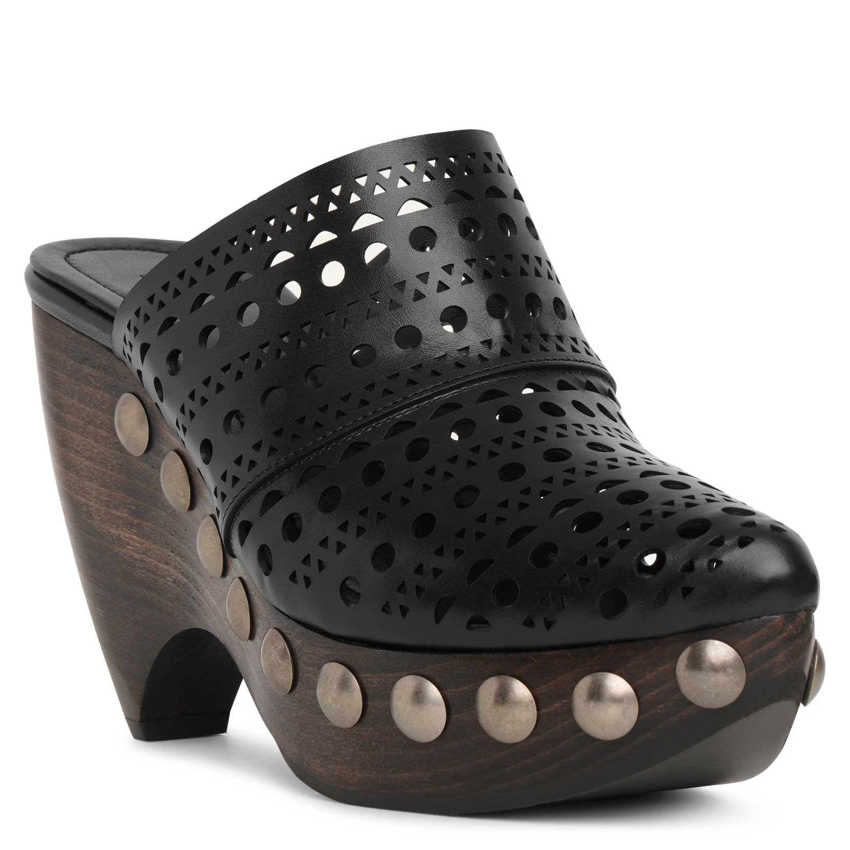 Le Sabot vienne leather clogs