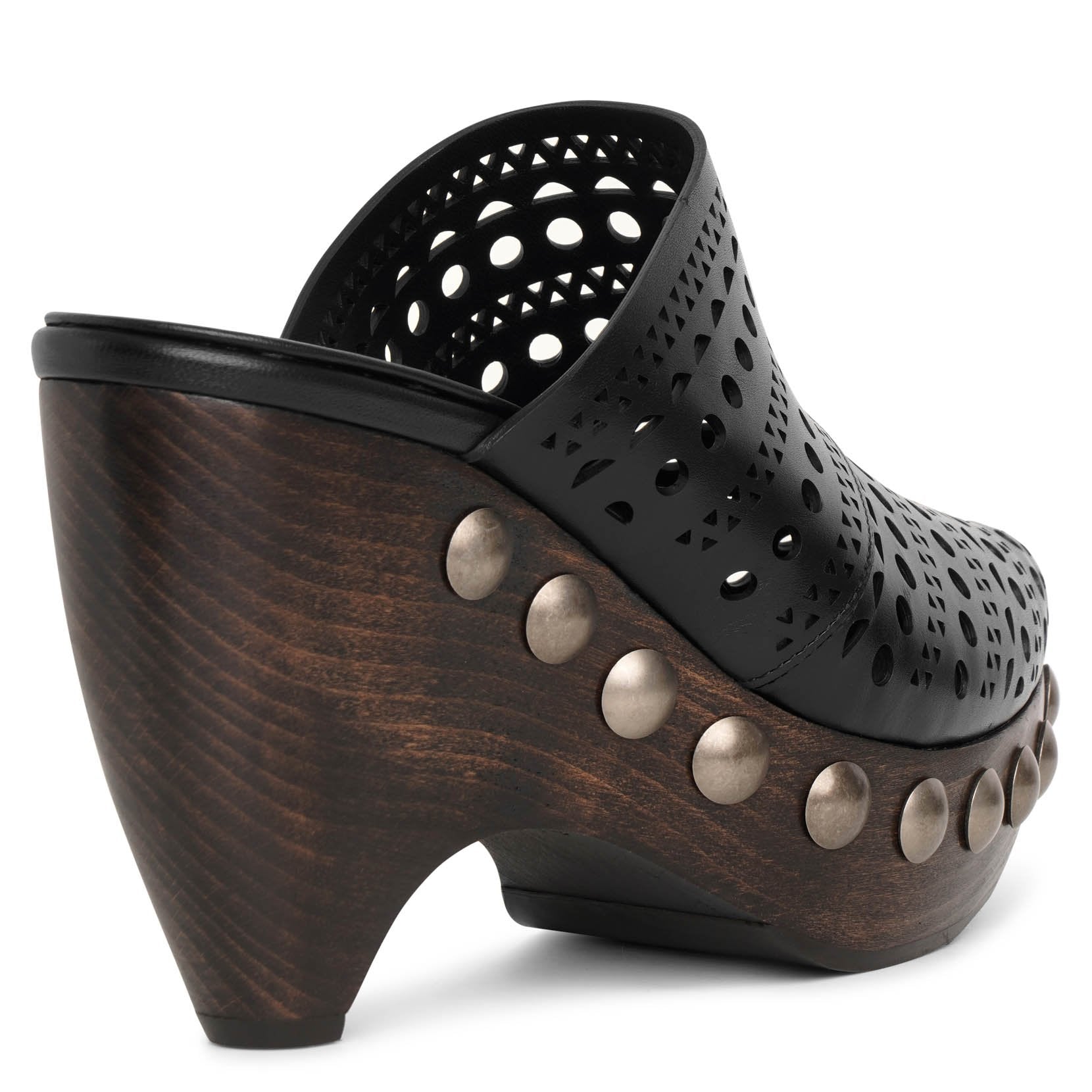Le Sabot vienne leather clogs