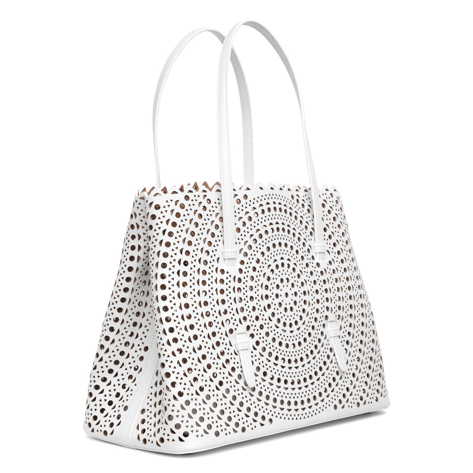 Mina 32 vienne circulaire white tote bag