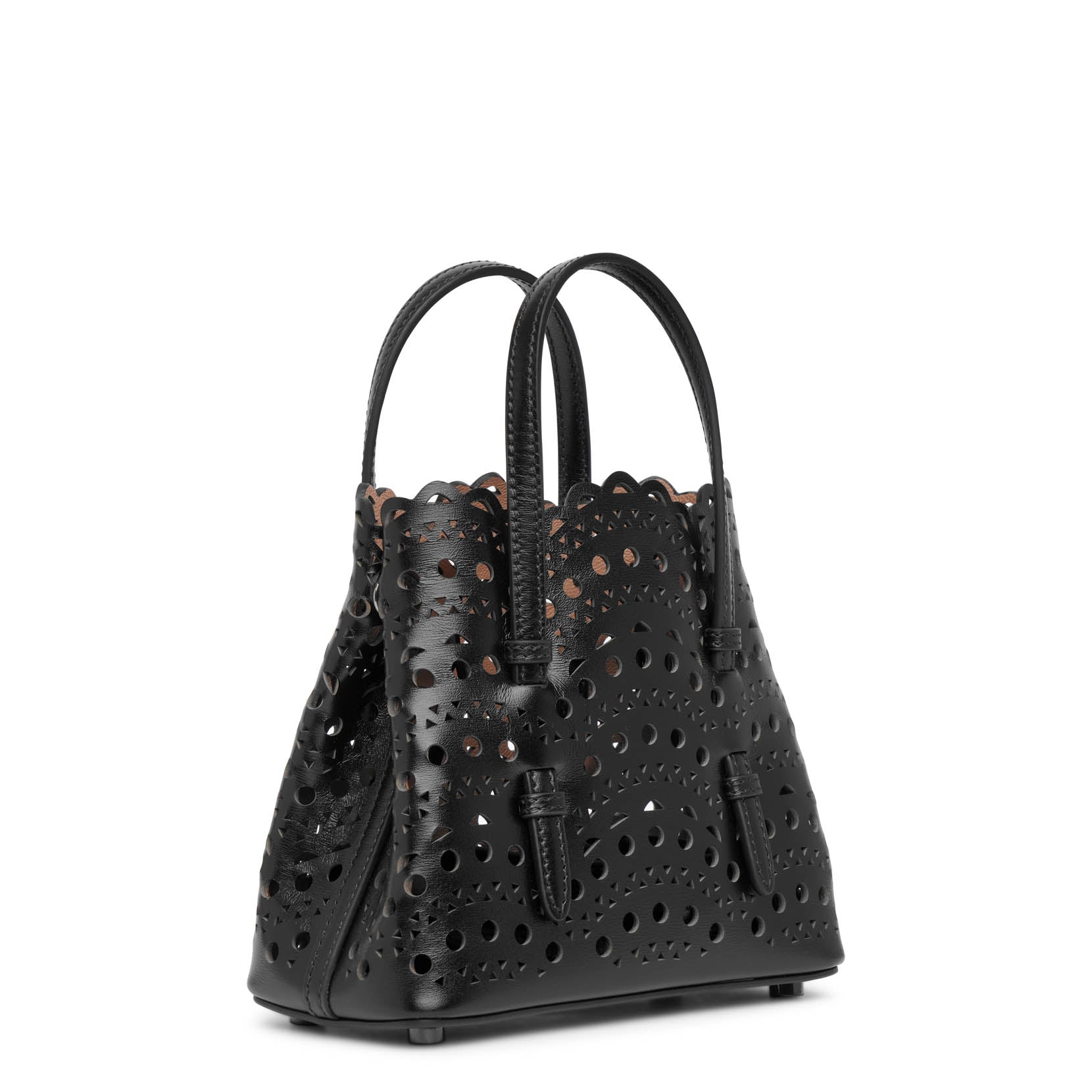 Mina 16 vienne vague black tote bag