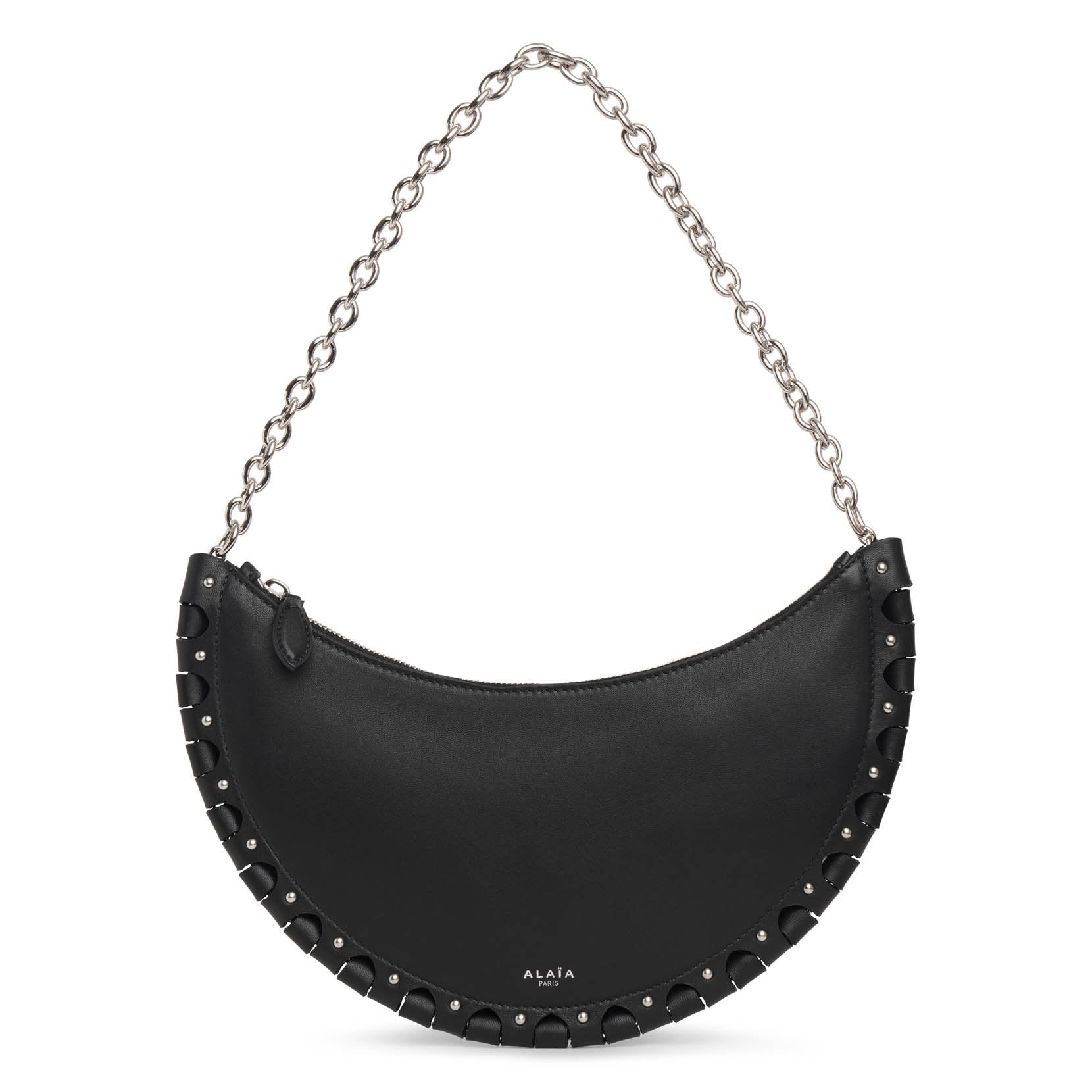 Le Demi-Lune small leather bag