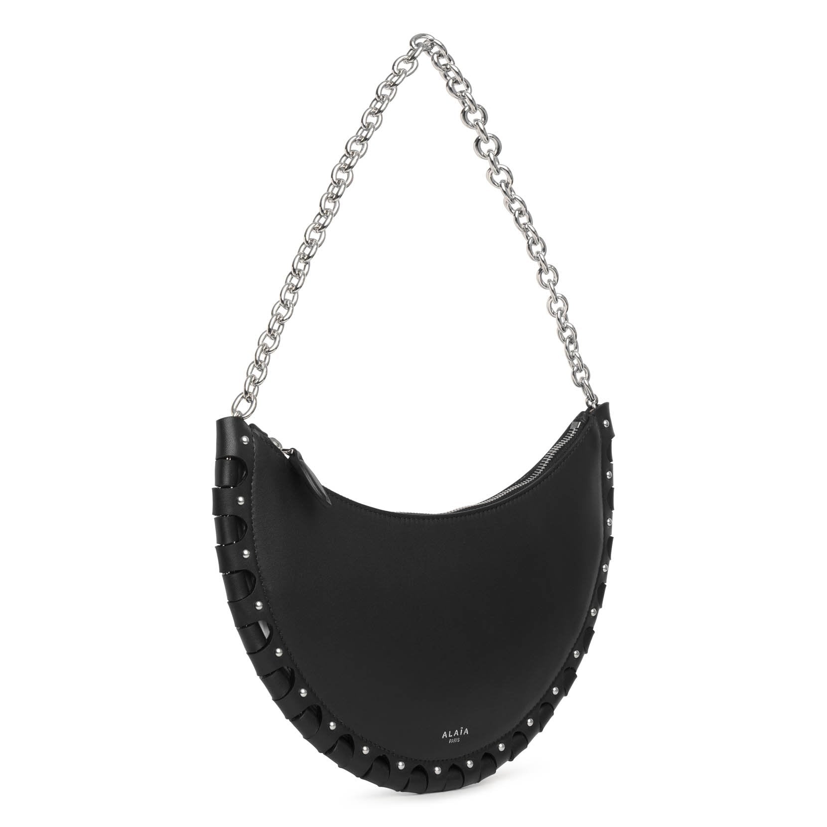 Le Demi-Lune small leather bag