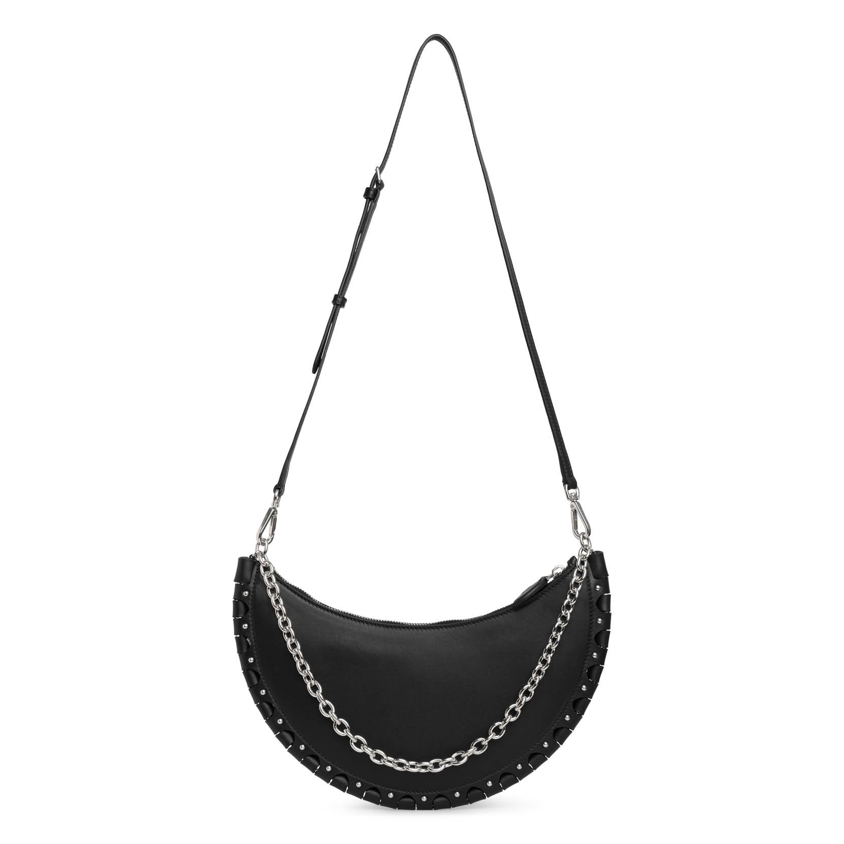 Le Demi-Lune small leather bag