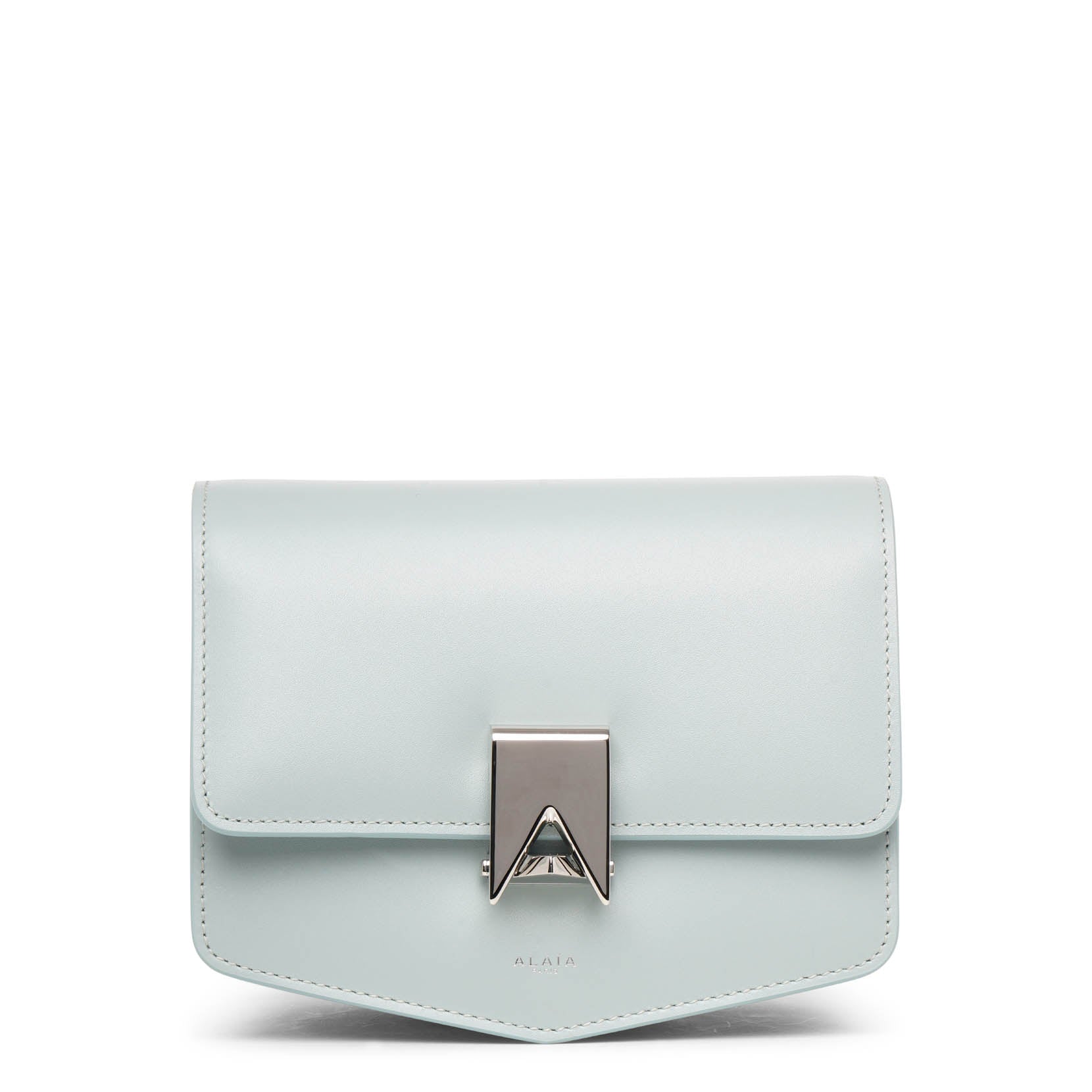 Le Papa small mint leather bag