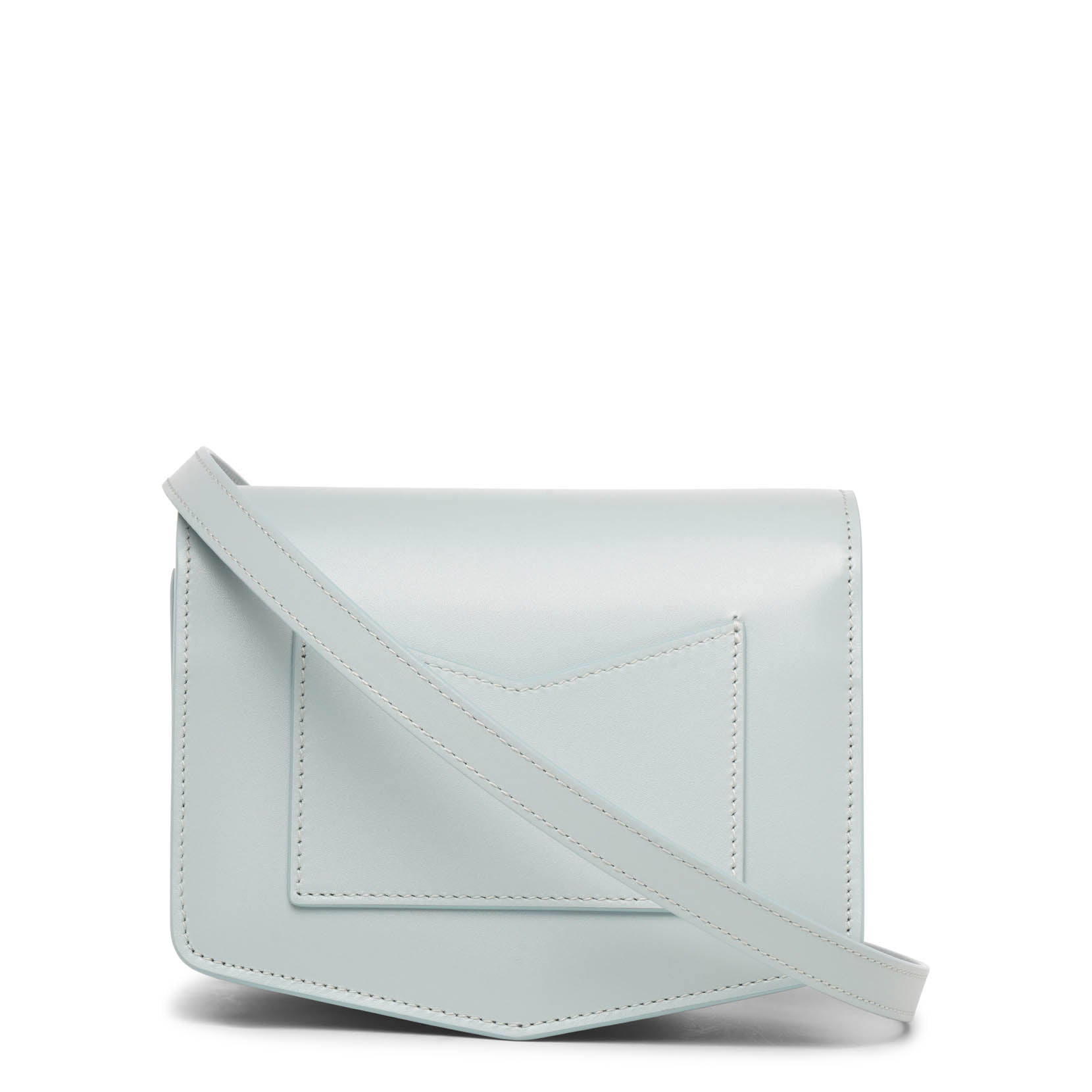Le Papa small mint leather bag