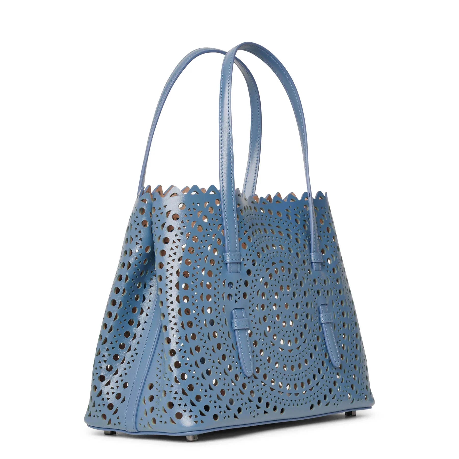 Mina 25 circulaire blue tote bag