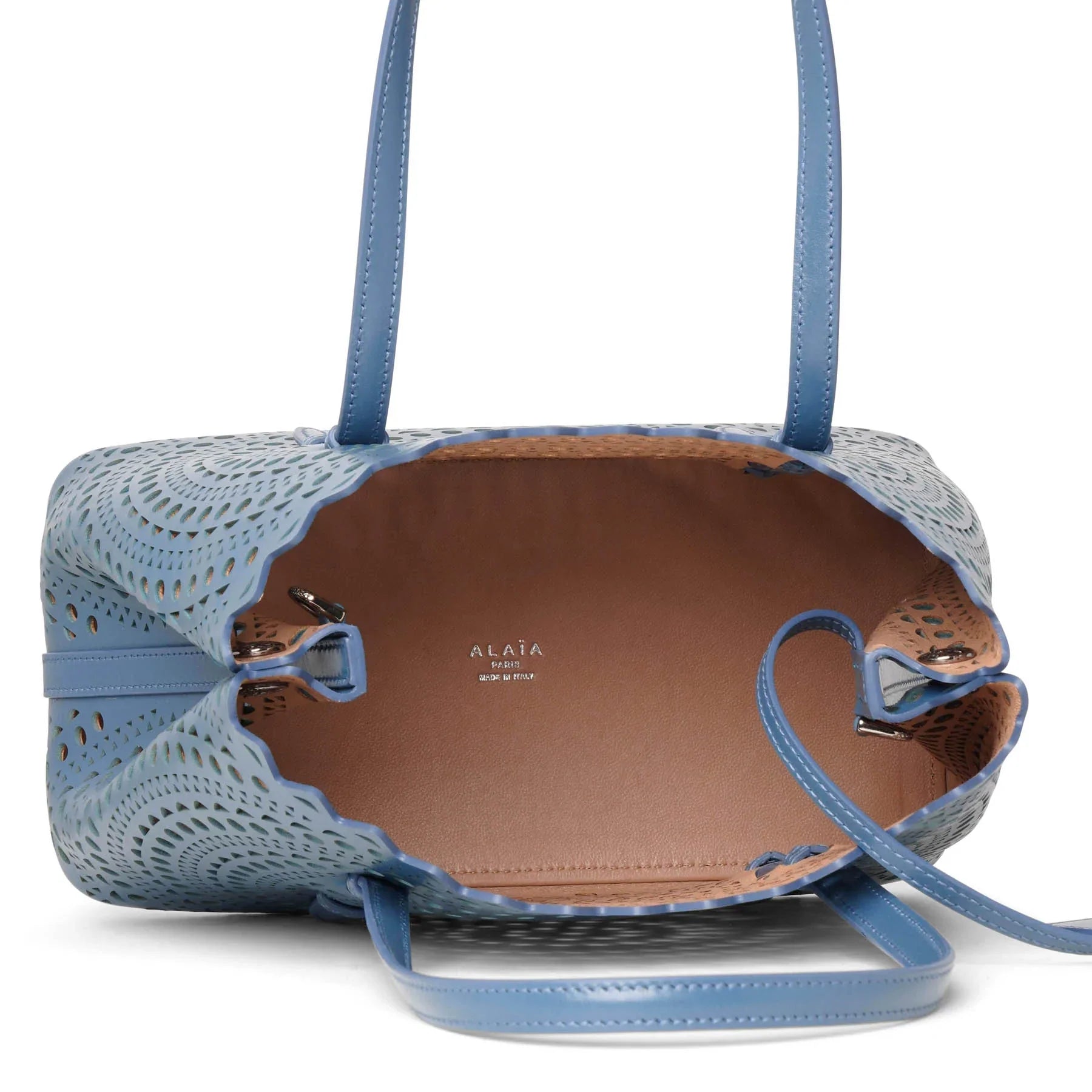 Mina 25 circulaire blue tote bag