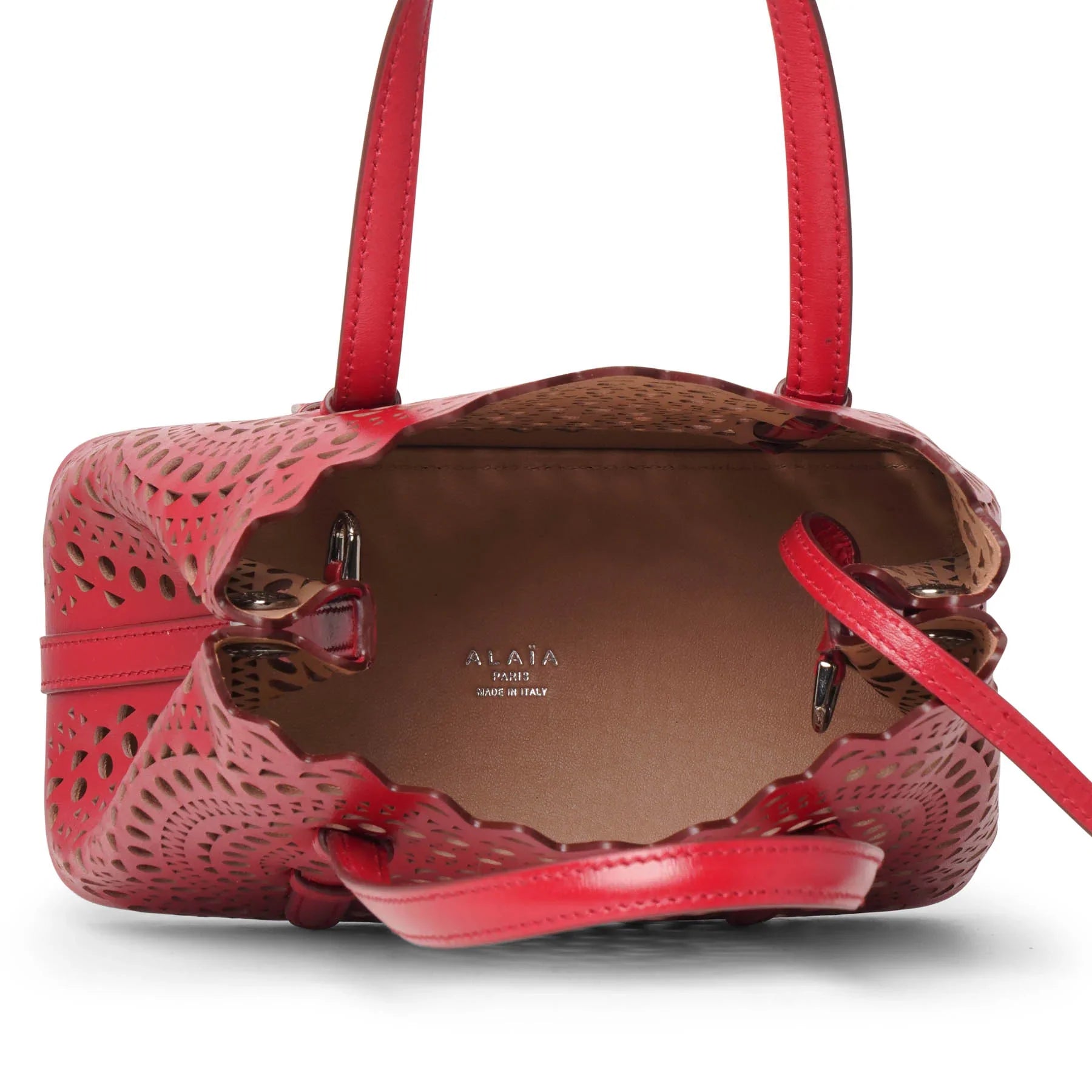 Mina 20 circulaire red tote bag