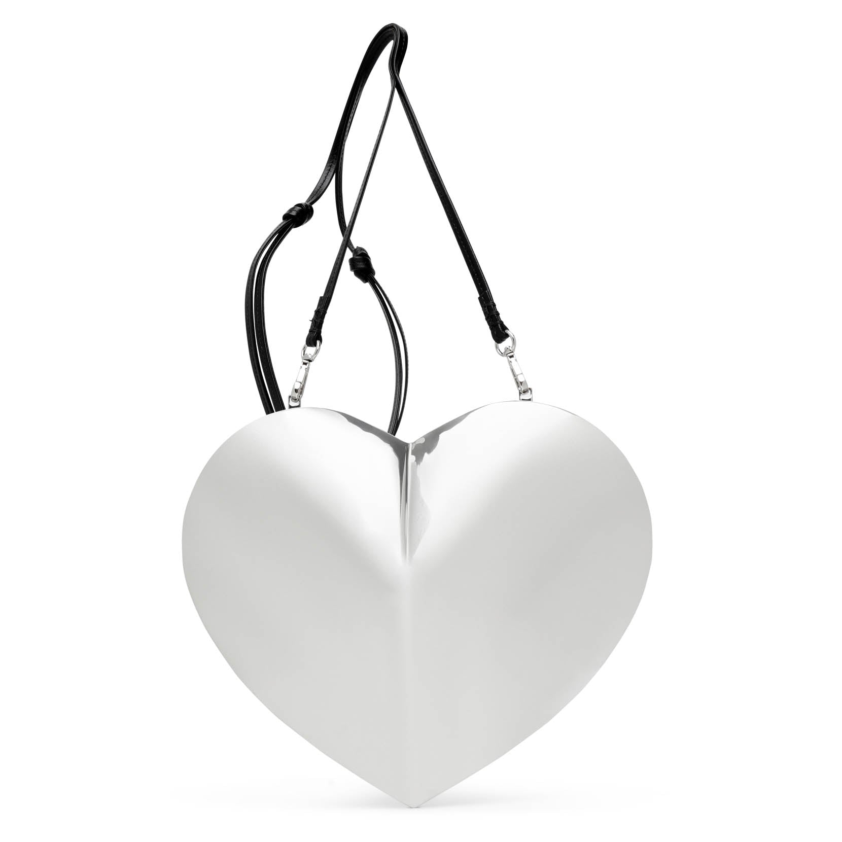 Le Coeur brass crossbody bag