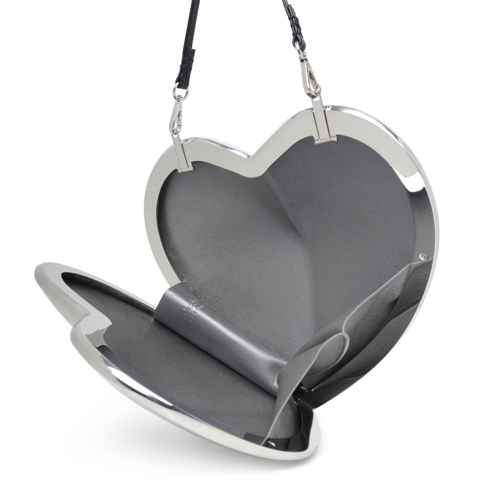 Le Coeur brass crossbody bag