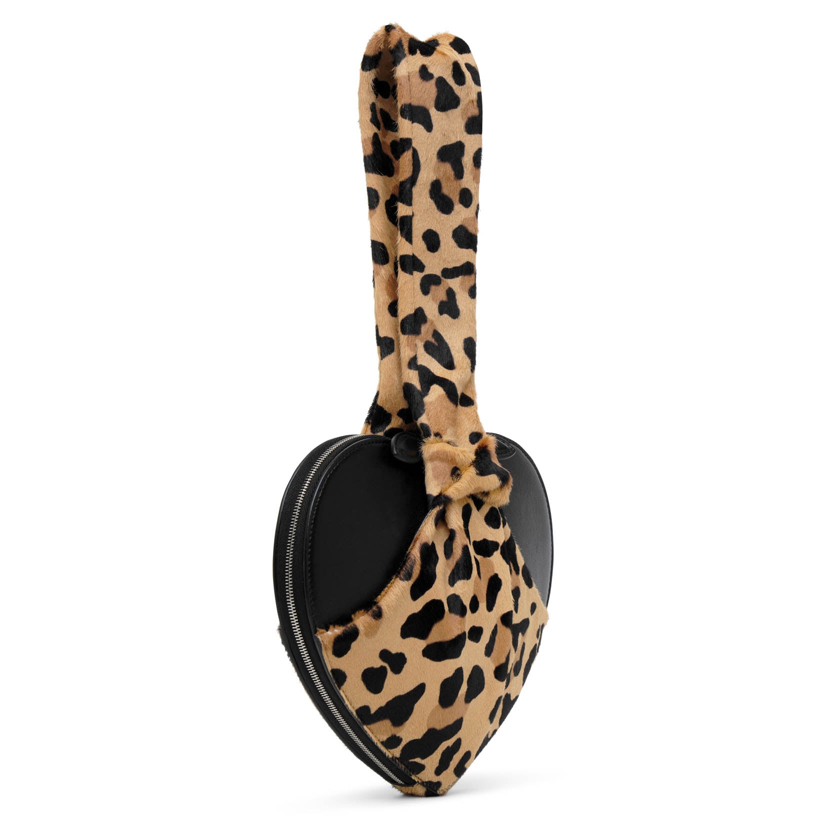 Le Cache Coeur leopard bracelet bag