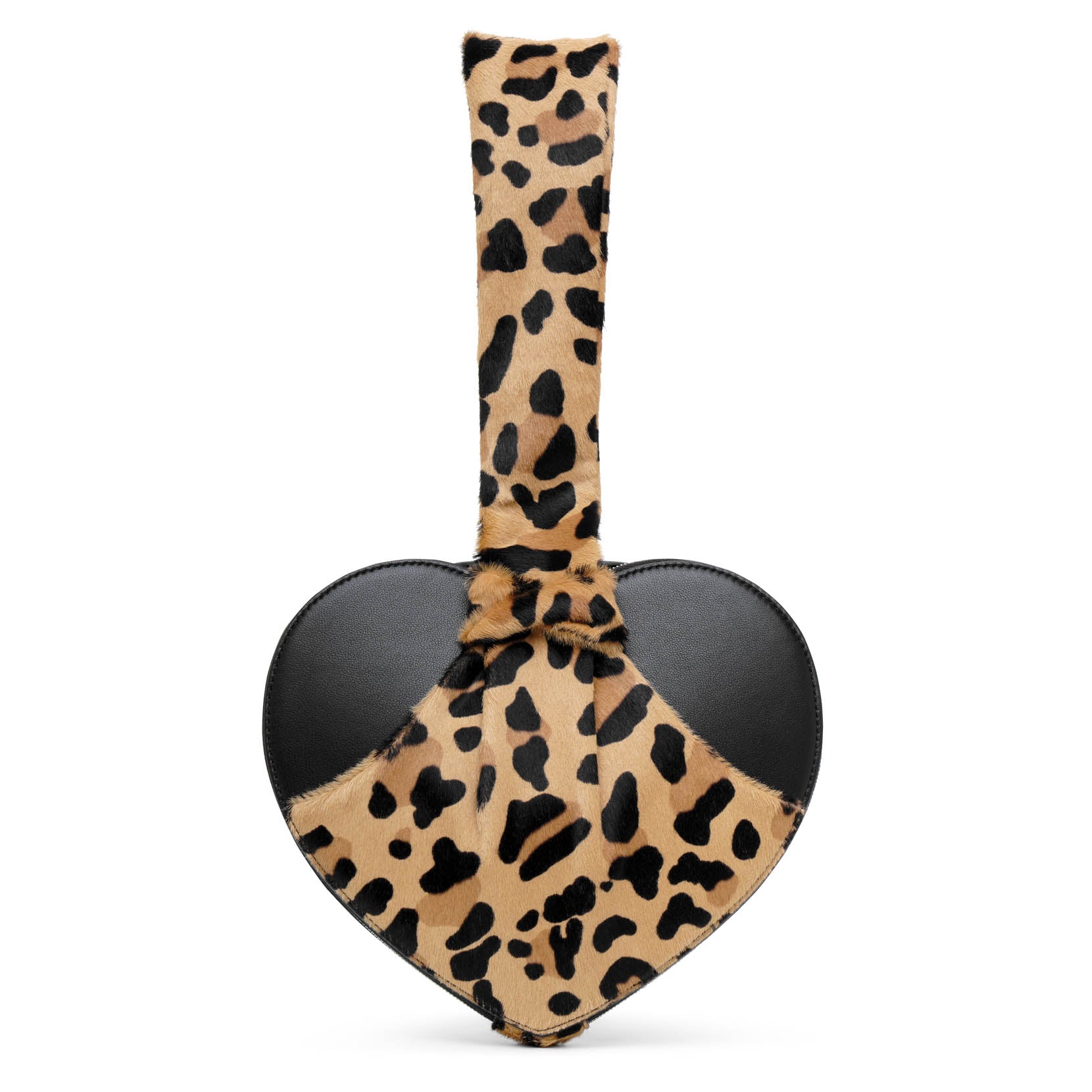 Le Cache Coeur leopard bracelet bag