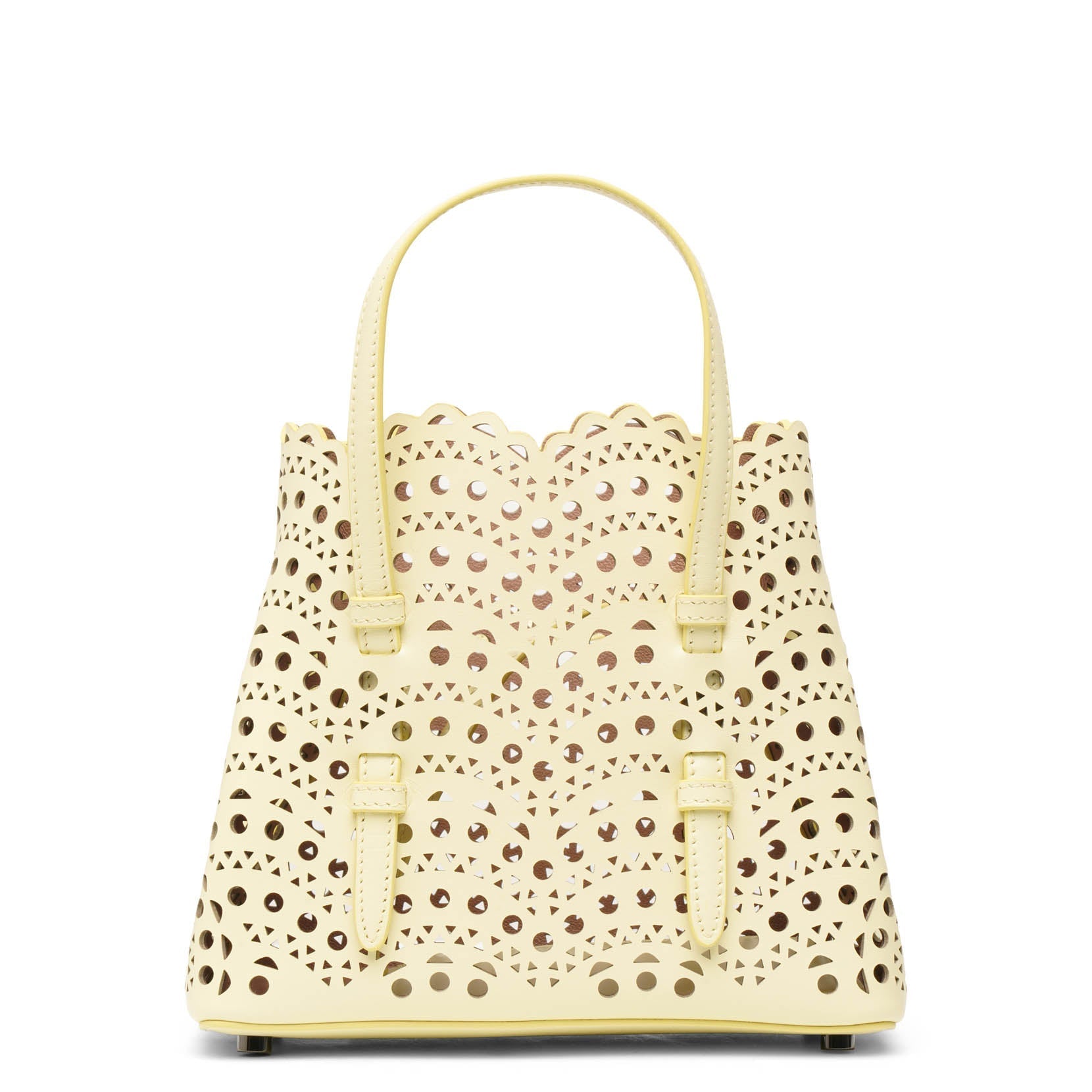 Mina 20 vienne vague yellow tote bag