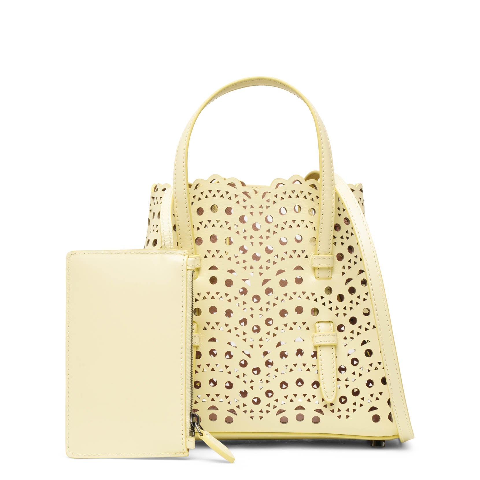 Mina 20 vienne vague yellow tote bag