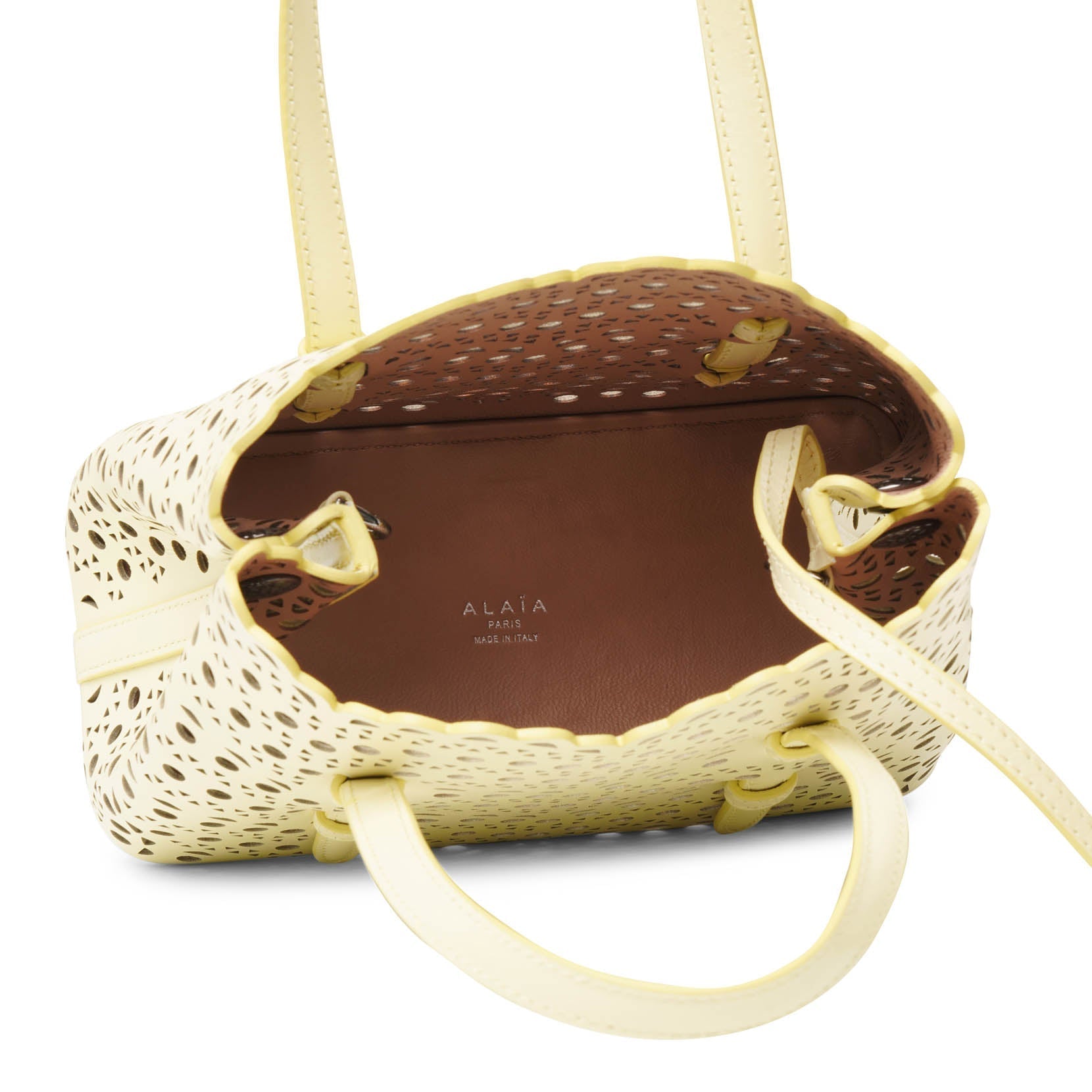 Mina 20 vienne vague yellow tote bag