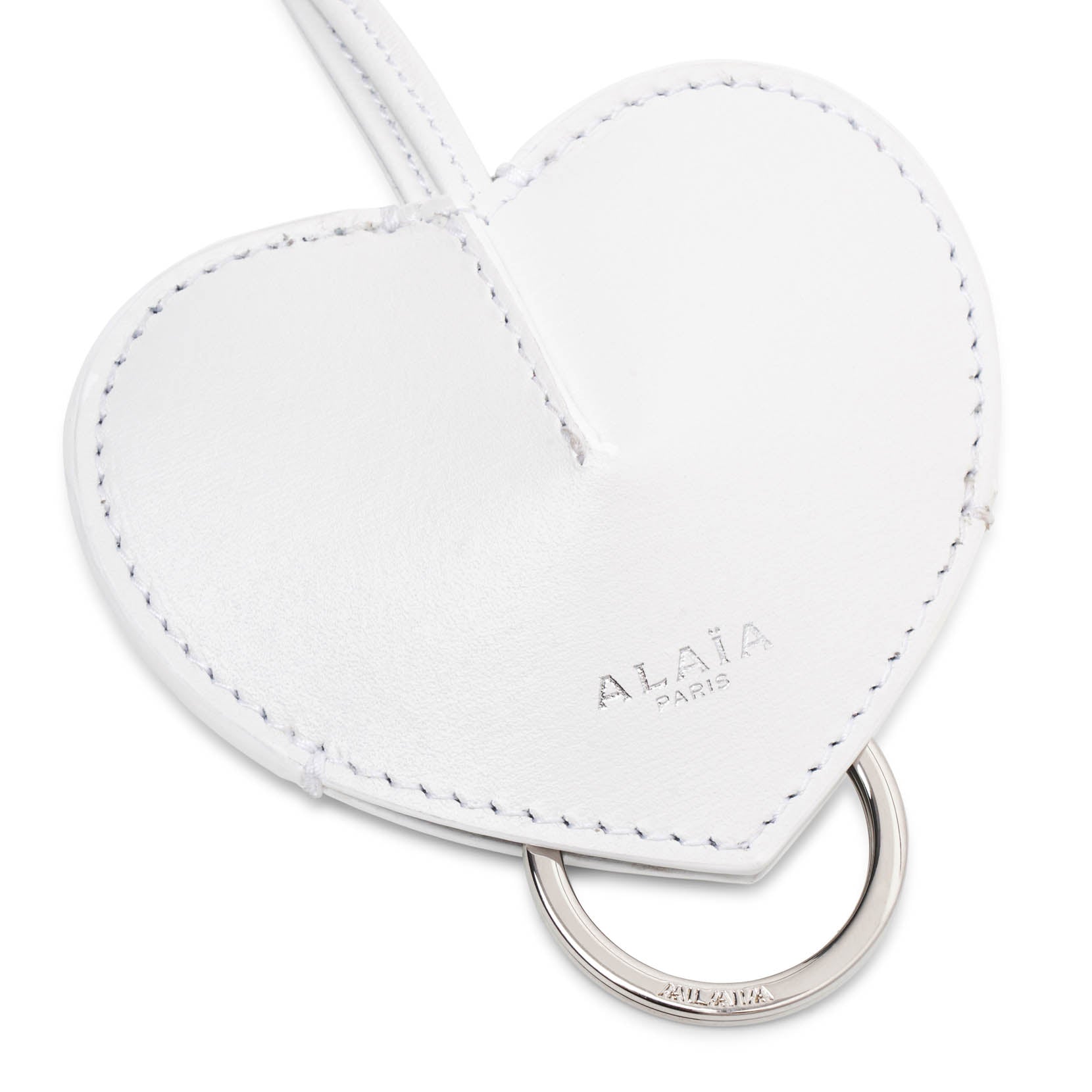 Le Coeur Cloche white leather