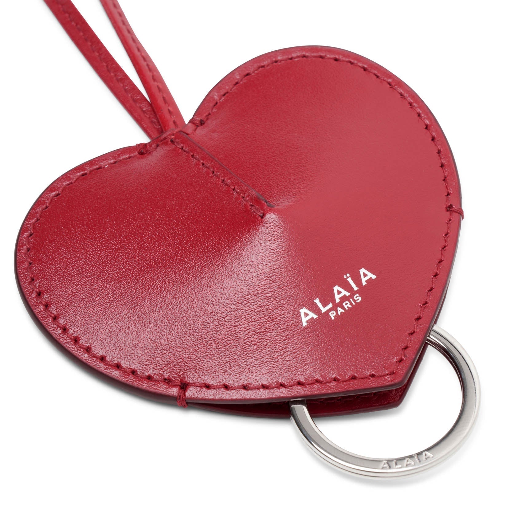 Le Coeur Cloche red leather
