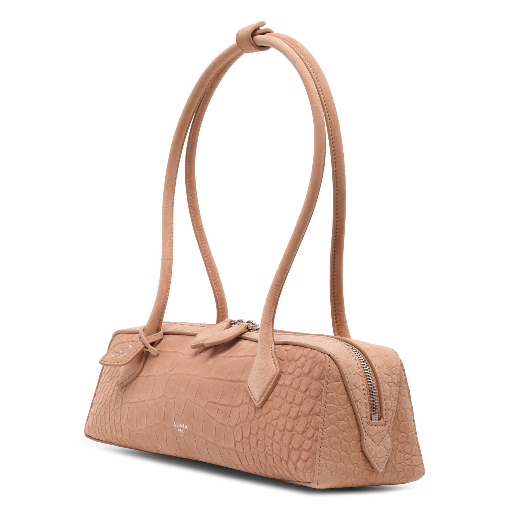 Le Teckel beige leather bag