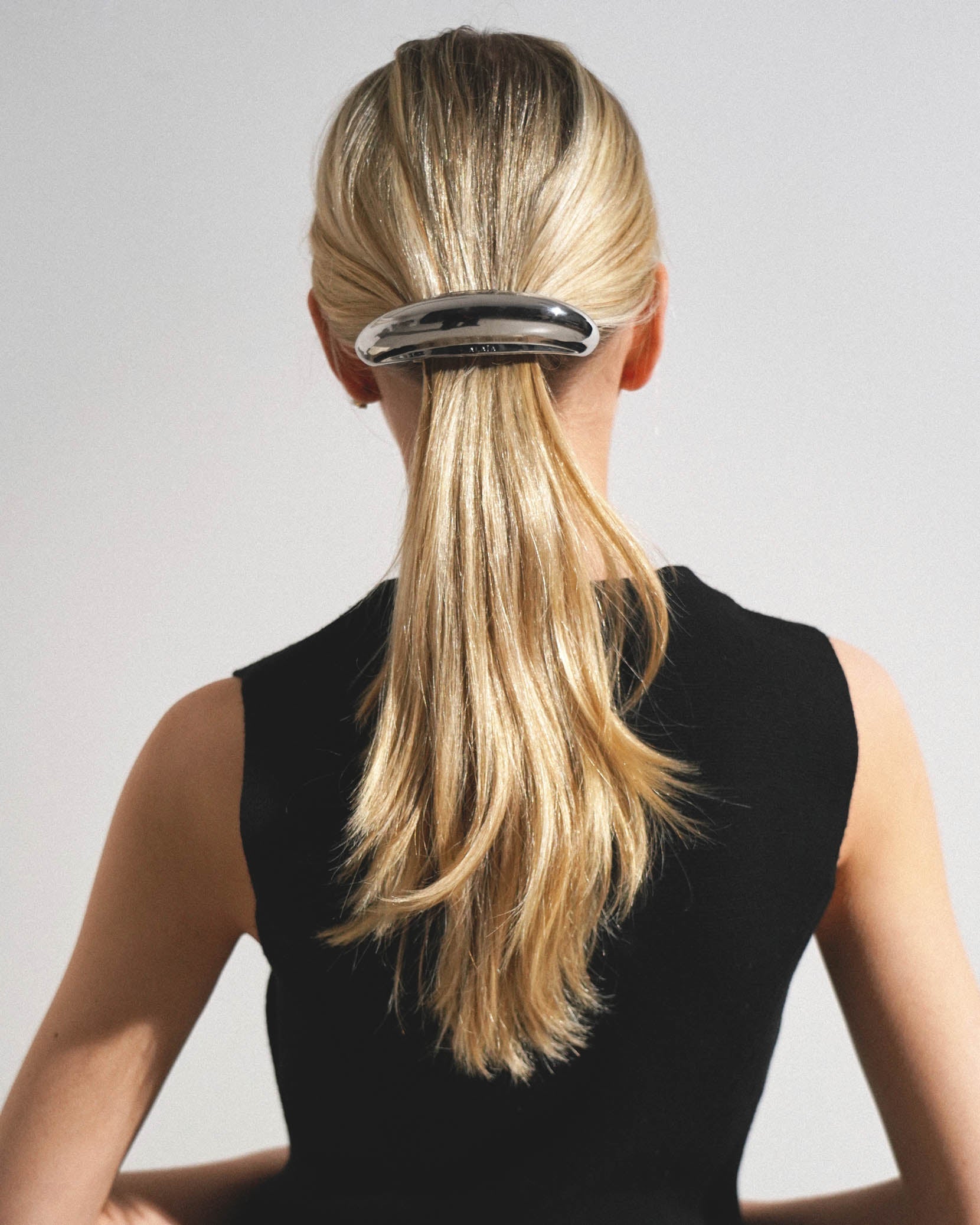 Medium Hair Jewel silver