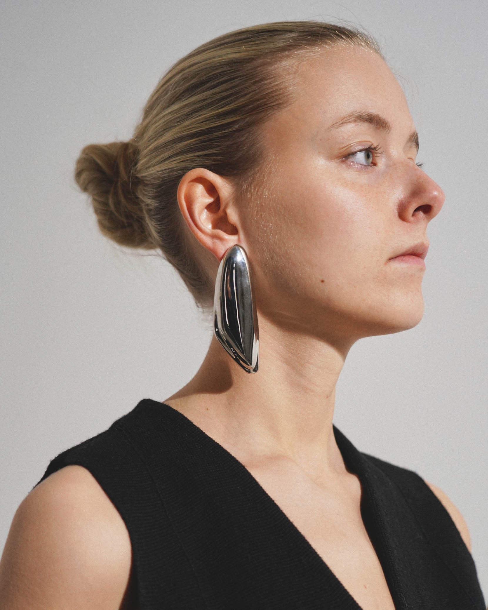 Bombe silver earrings