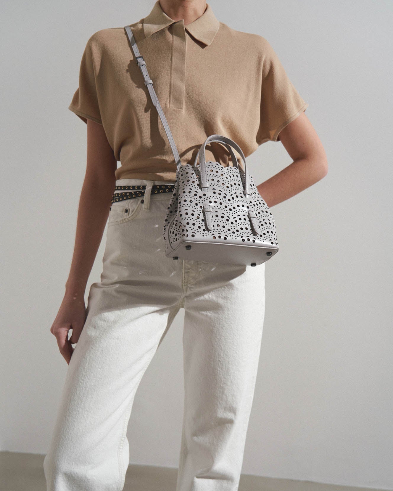 Mina 20 vague grey tote bag