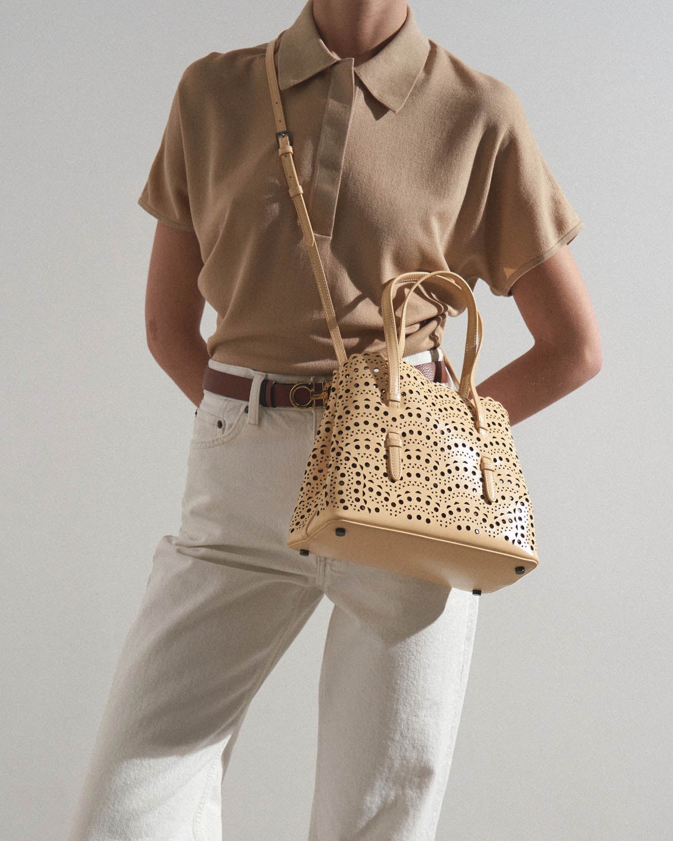 Mina 25 vague dune tote bag